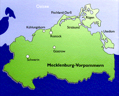 Karte Mecklenburg Vorpommern
